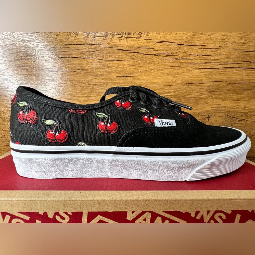 NWT - Authentic Vans - Cherry print
